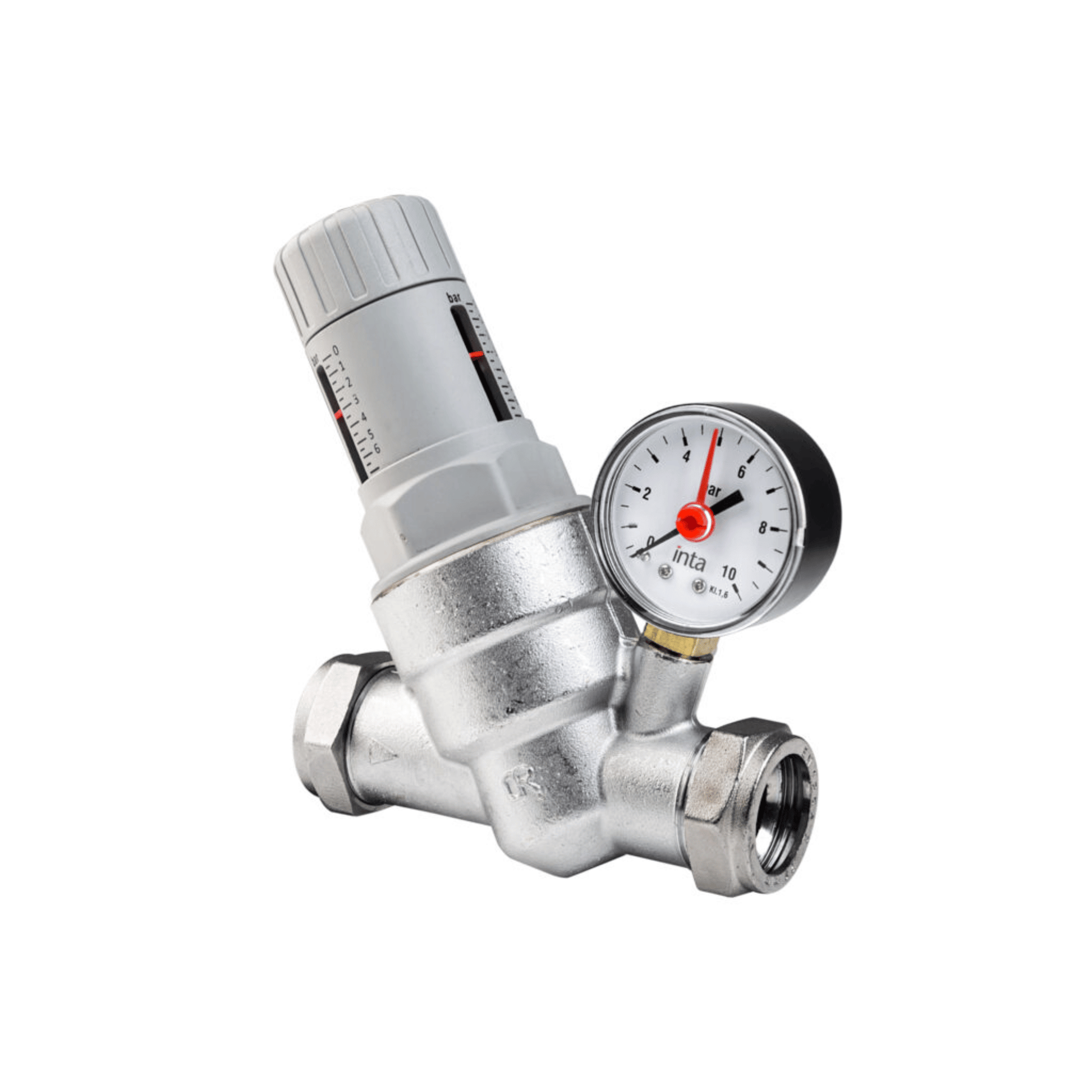 Inta Dial-up Pressure Reducing Valve with Gauge - 54mm - PRV22335410.1