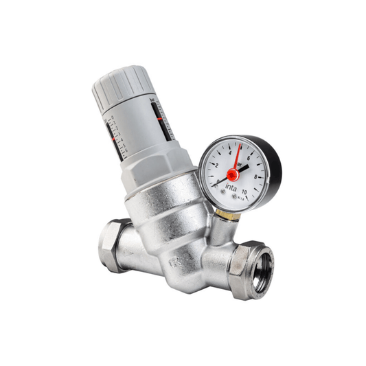 Inta Dial-up Pressure Reducing Valve with Gauge - 54mm - PRV22335410.1