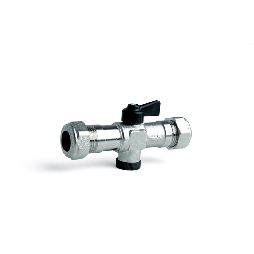 Inta DZR Double Check Valve with Isolating Valve (1 Nut and Olive) - 15mm - DCV0123.1