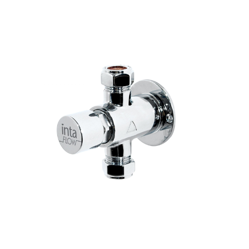 Inta Exposed Adjustable Timed Flow Anti-Block Shower Control - TF177CP