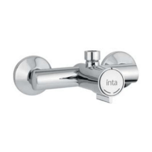 Inta Exposed Thermostatic Time Flow Non-Concussive Mixer Shower with Temperature Adjustment - NC252CP