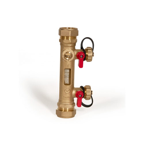 Inta Flow Balancing Valve with Fill and Flush - 5-40 Litre - 28mm - INFBV28