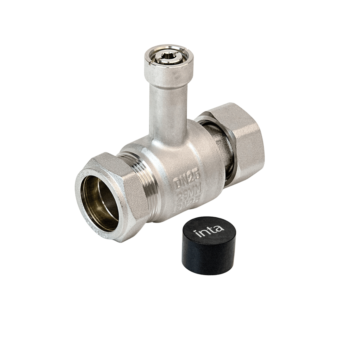 Inta K-Type Extended Heat Pump Ball Valve - 1" Female Swivel x 28mm - HPBV28