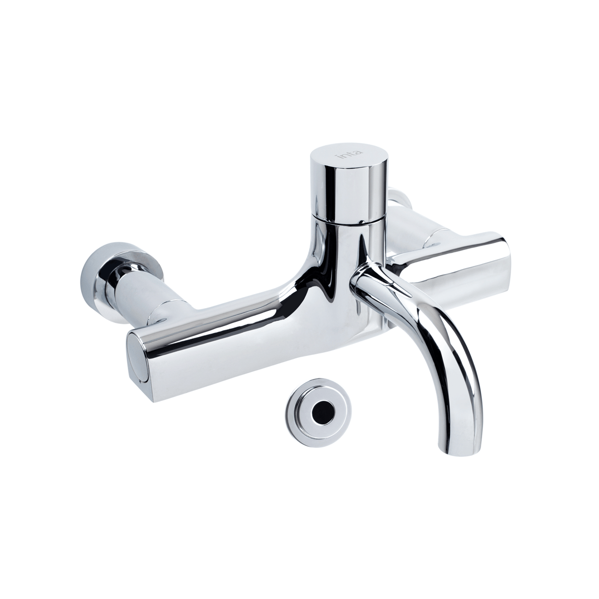 Inta HTM Safe-Touch Infrared Thermostatic Wall-Mounted Tap with Removable Spout - Mains Operated - HTMWMMCP