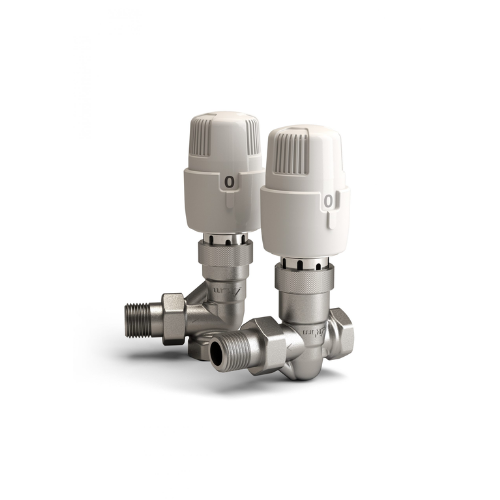 Inta i-Therm Pressure Independent TRV - Angled - 1/2" Female - PTRV12FA