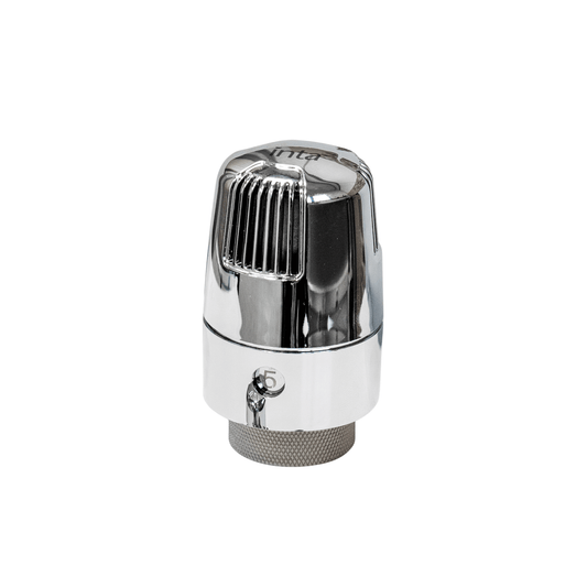 Inta i-Therm Thermostatic Radiator Valve Replacement Head - Chrome - TRVHEAD1CP