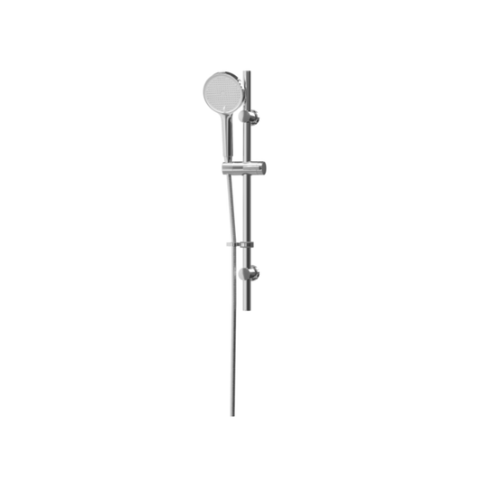 Inta Riser Rail Kit with Quick-fit Brackets, Double Cross-Linked Hose and Three Function Head with Cleaning Jet - IX100002CP
