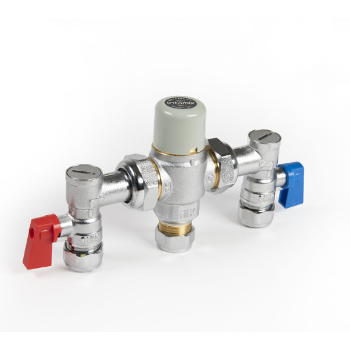 Inta Intamix Thermostatic Mixing Valve with Service Valves - 15mm - 400MX15CP