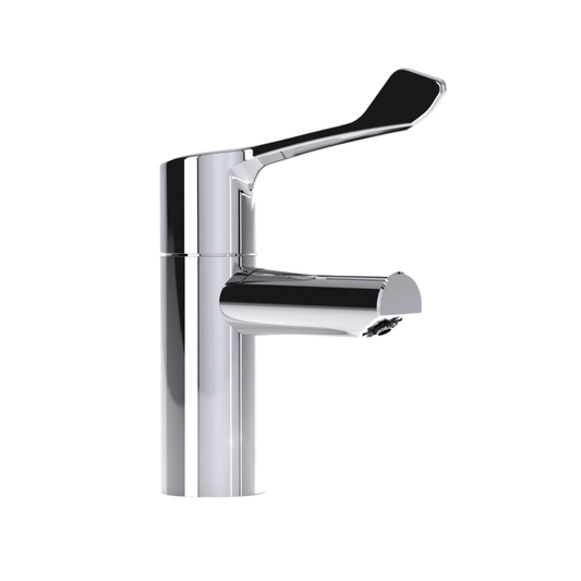 Inta Intatherm Safe-Touch Thermostatic Basin Mixer Lever Tap with Flexible Tails - 7 L/min - IT1005FT