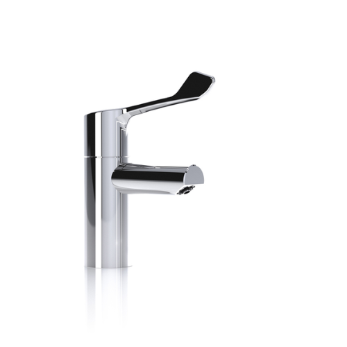 Inta Intatherm Safe-Touch TMV3 Thermostatic Basin Mixer Tap with Extended Lever - 4 l/min - Copper Tails - IT1006CP4