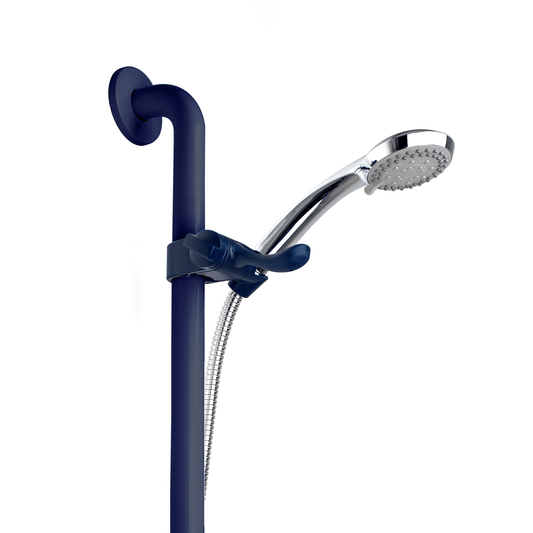 Inta Accessible Shower Kit with 900mm Grab Rail with 2m Hose & Handset - Blue - LA1003BL