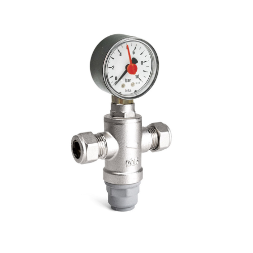 Inta Mini Pressure Reducing Valve - 1/2" F x 3/4" M - PRV27190400