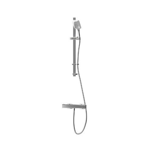 Inta Mio Deluxe Safe-Touch Single Outlet Thermostatic Shower with Flexible Riser Kit and Multi-function Handset - IX300025CP