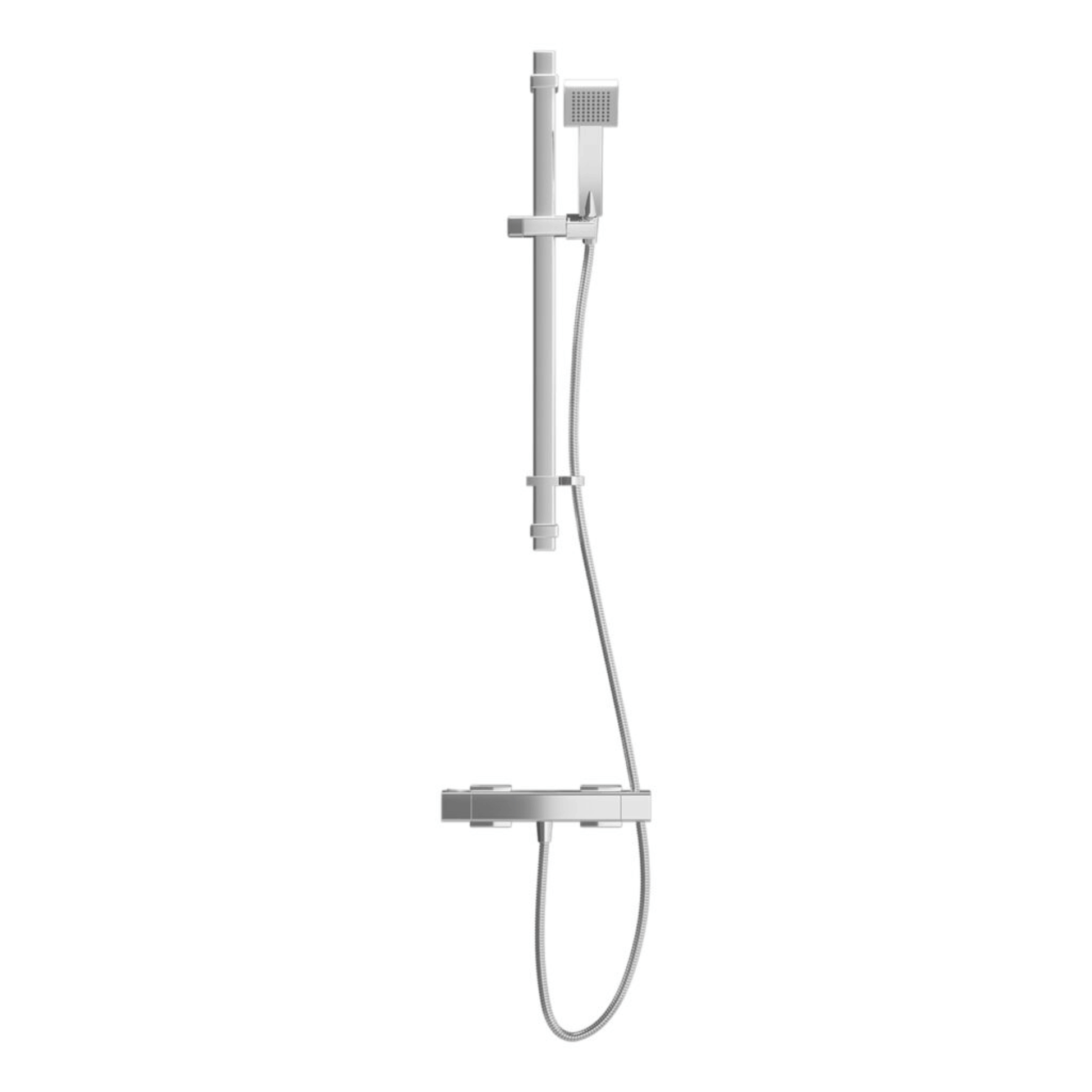 Inta Mio Safe-Touch Single Outlet Thermostatic Shower with Flexible Riser Kit - IX300020CP
