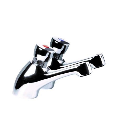 Inta Non-Concussive Basin Mounted Standard Tap (Pair) - NC160CP
