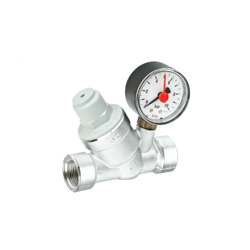 Inta Pressure Reducing Valve with Gauge - 1/2" - PRV223305000G.1