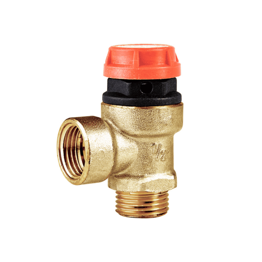 Inta Safety Relief Valve without Gauge - 8 Bar - 1/2" Male x Female - SRV035205008