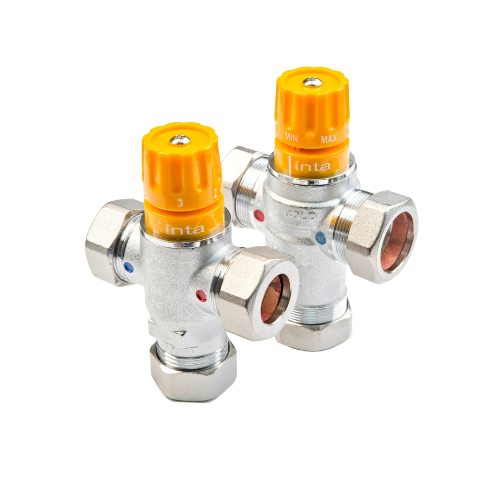 Inta Solar Rated Thermostatic Mixing Valve - 28mm - 50028SR