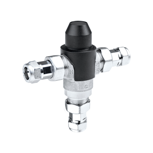 Inta T-Pattern L Mix Thermostatic Failsafe Mixing Valve - 22mm - 60021CP