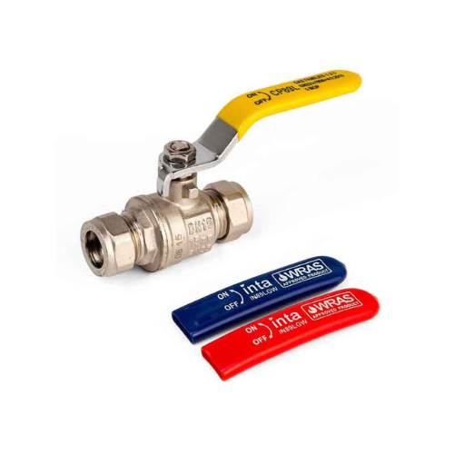 Inta Universal Gas and Water Rated Ball Valve - 22mm - IN89ALGWC22