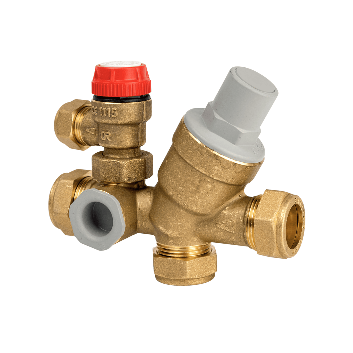 Inta Unvented Group Set with Expansion Vessel Connection - 3 Bar PRV - 6 Bar SRV - 22mm x 3/4" - UVGS21822210.1