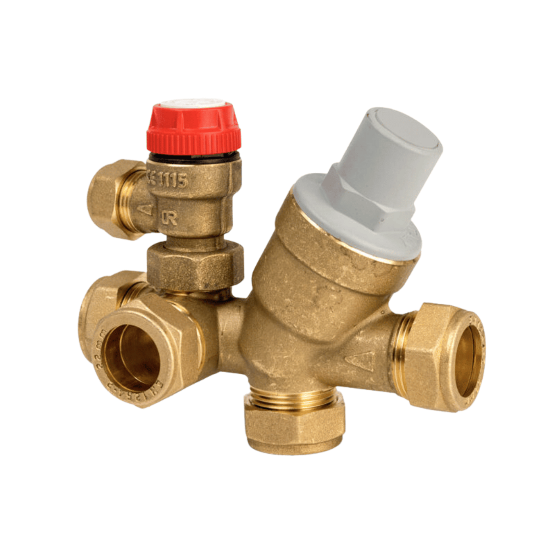 Inta Unvented Group Set with Expansion Vessel Connection - 3 Bar PRV - 6 Bar SRV - 22mm x 22mm - UVGS21822220.1