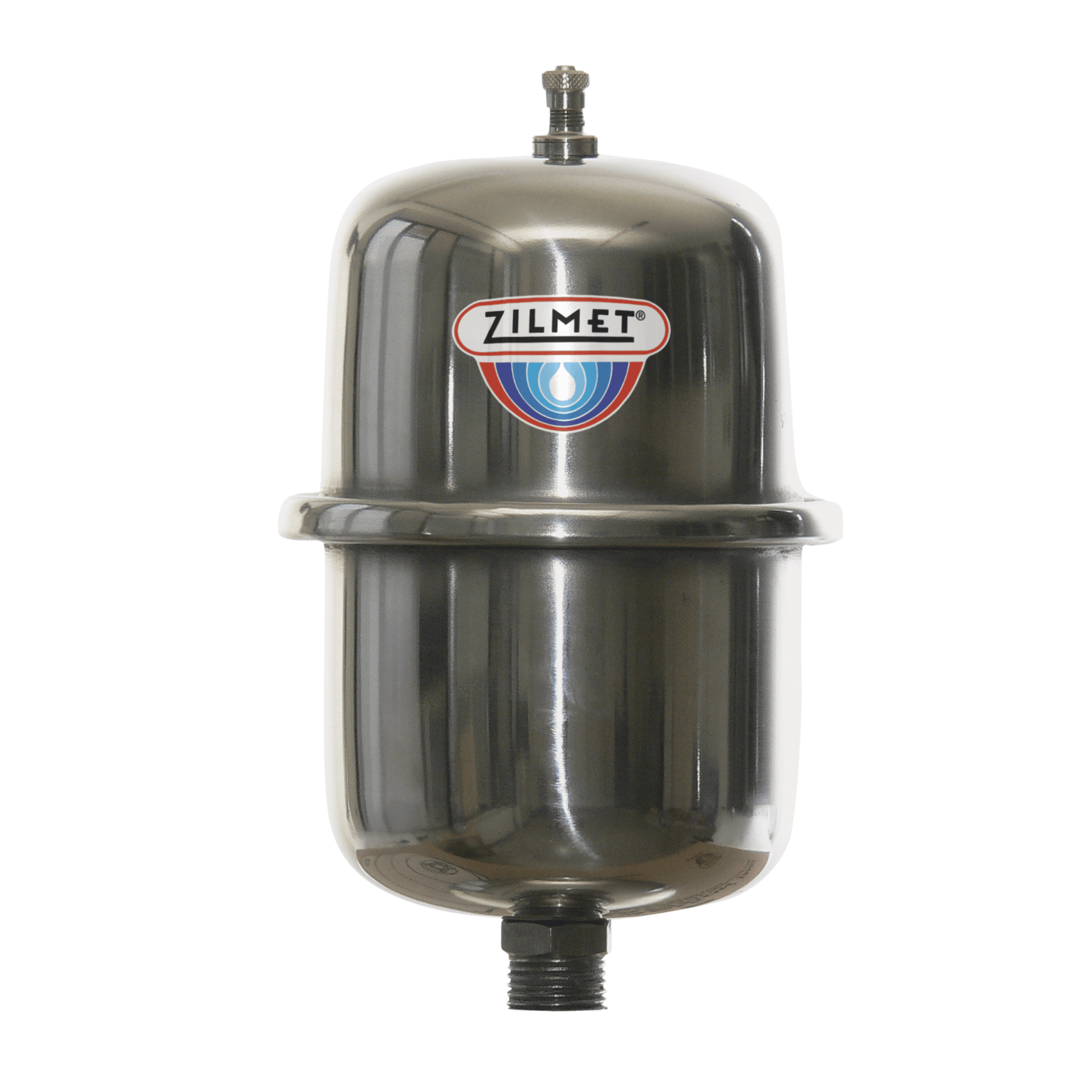 Zilmet Inox-Pro Expansion Vessel Shock Arrestor - Dull Stainless Steel - 0.16 Litre - 15mm - 11B000AA02NO