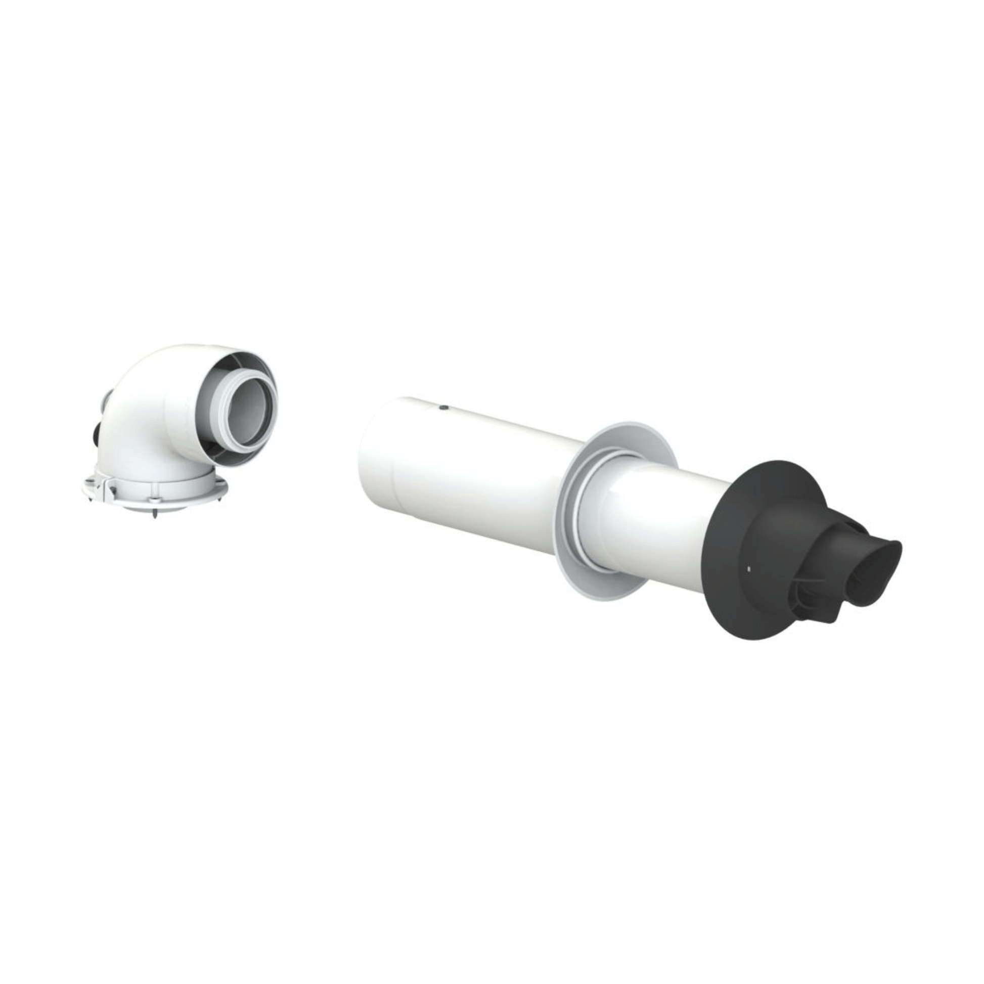 Navien Telescopic Horizontal Flue Kit - 60/100 - 300mm - 460mm - GXXX002204