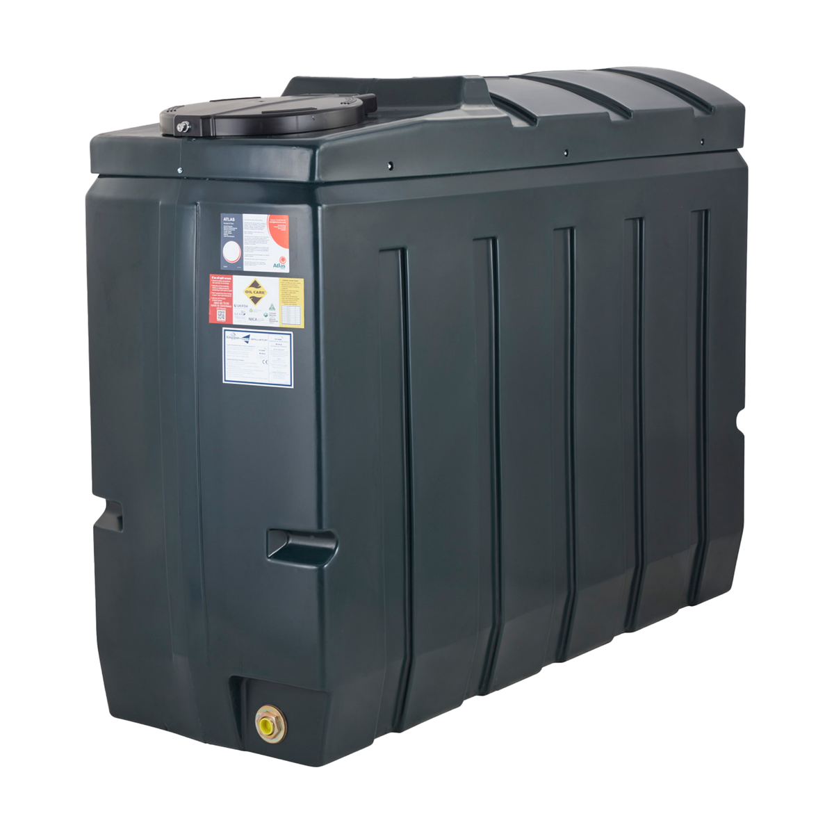 Kingspan Atlas Plastic Bunded Oil Tank - 1000 Litre - 1000BSA