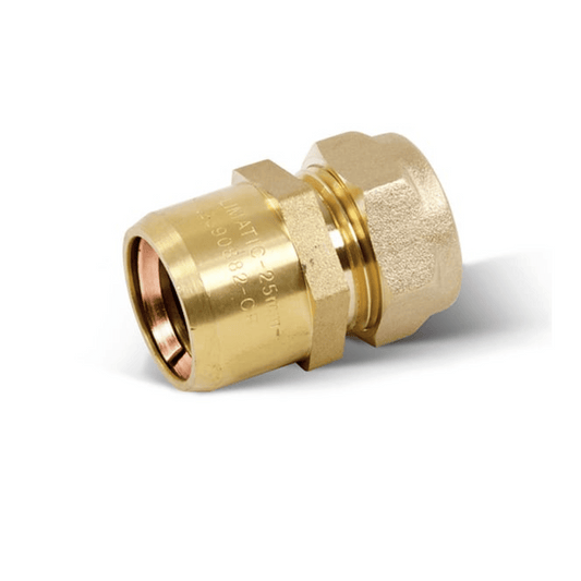 Lead-Loc Plus MDPE Coupler - 1/2" x 7lb Lead x 25mm MDPE - DP2002
