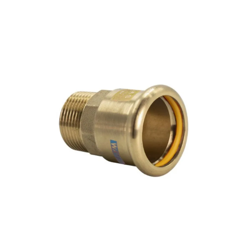 M-Press Fittings - WaterGas - M-Profile - Press Fit - Male Iron Coupling - 22mm x 3/4"