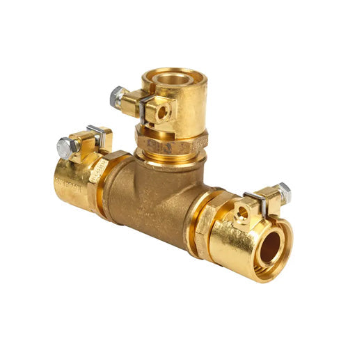 Microflex PE-X to PE-X Tee - 40/3.7mm - MJ13040/37