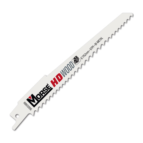 Morse Recip Blade (Pack of 5) - 6TPI - 152mm - RB65006T05