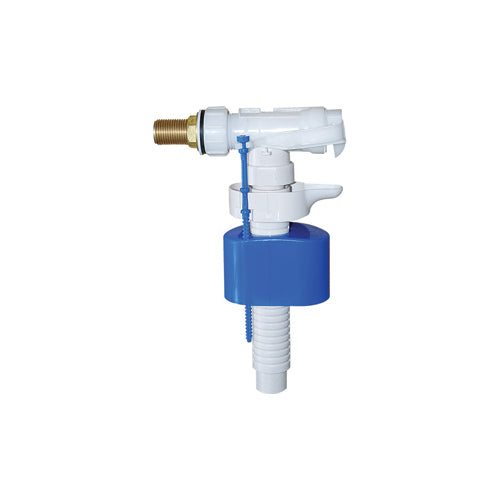 FlushDaddy Side Fill Anti Syphon Fill Valve - Adjustable - Side Entry - 1/2" Brass Tail