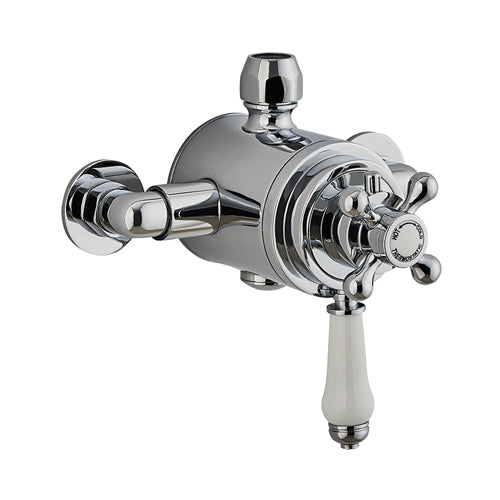 Vitow Victorian Thermostatic Shower Mixer with Ceramic Lever - WRAS Approved