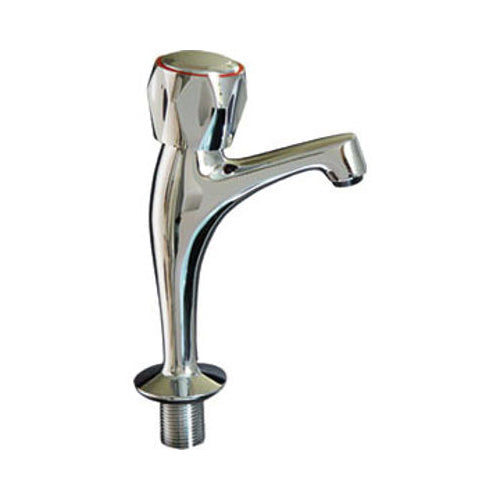 Vitow Contract High Neck Pillar Sink Taps (Pair)