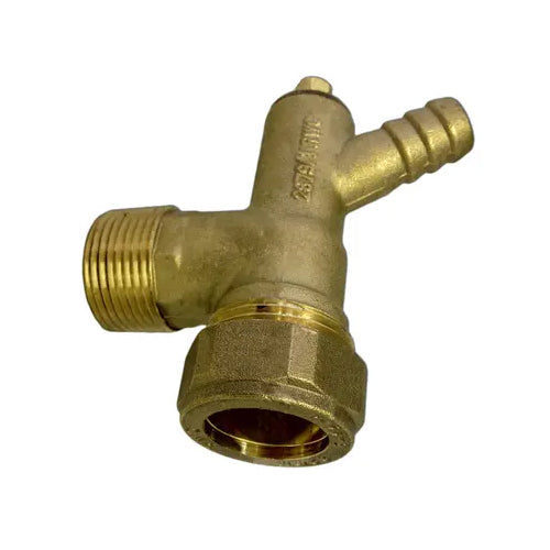 OSO Compression Elbow Drain Cock - 3/4" Male x 22mm - 250445