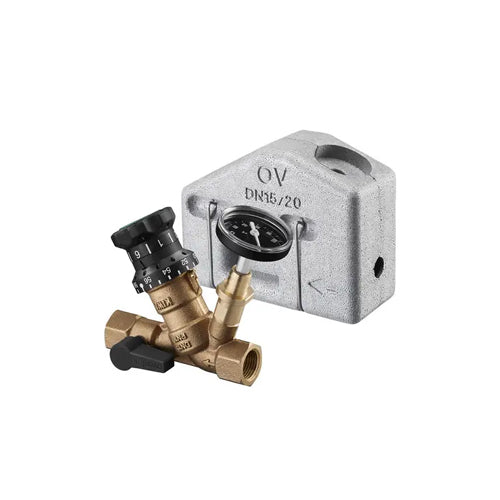Oventrop Aquastrom VT Thermostatic Balancing Valve with Thermometer - DN20 - 4205706
