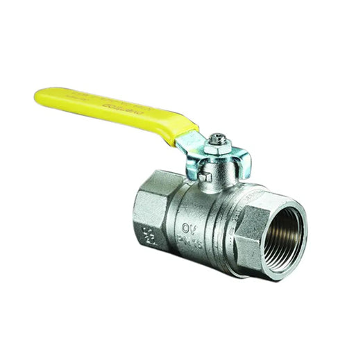 Oventrop Optigas Nickel Plated Isolating Ball Valve - DN25 - 3016408