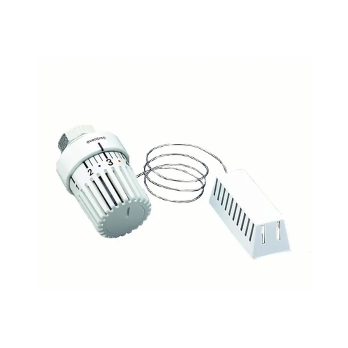 Oventrop Uni LH Thermostatic Radiator Valve Head with Remote Sensor 5m - White - 1011666