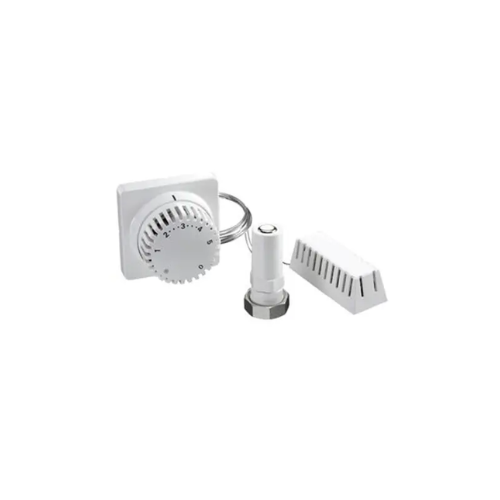 Oventrop Uni FH Thermostatic Radiator Valve Head with Remote Control & Sensor 5m - White - 1012396