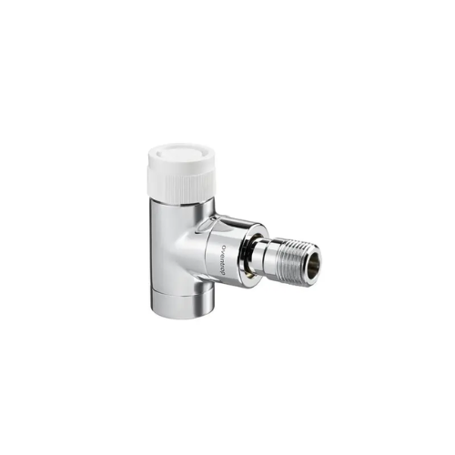 Oventrop Angle Pattern Series E Thermostatic Radiator Valve - Chrome Plated - DN15 - 1163052