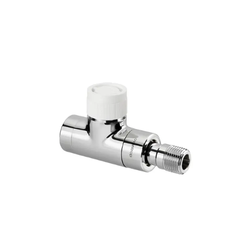 Oventrop Straight Pattern Series E Thermostatic Radiator Valve - Chrome Plated - DN15 - 1163132