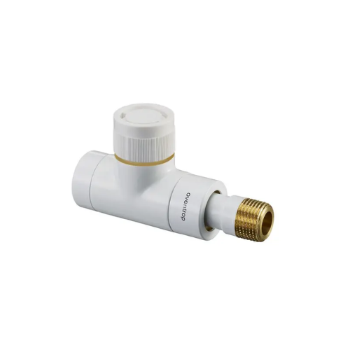 Oventrop Straight Pattern Series E Thermostatic Radiator Valve - White - DN15 - 1163162