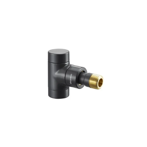 Oventrop Angle Pattern Combi E Thermostatic Radiator Valve - Anthracite - DN15 - 1166032