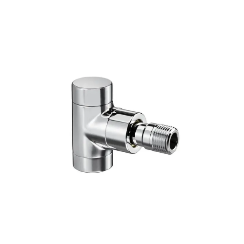 Oventrop Angle Pattern Combi E Thermostatic Radiator Valve - Chrome Plated - DN15 - 1166052