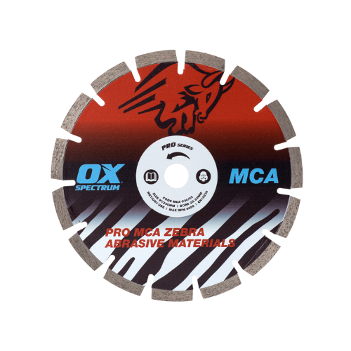 OX Spectrum Superior Zebra Dia Blade - Abrasive - 150/22.23mm - MCA150/22