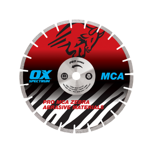 OX Spectrum Superior Zebra Dia Blade - Abrasive - 300/20mm - MCA300/20