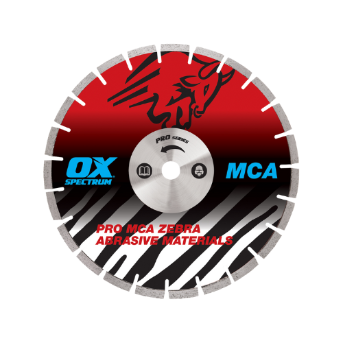 OX Spectrum Superior Zebra Dia Blade - Abrasive - 350/20mm - MCA350/20