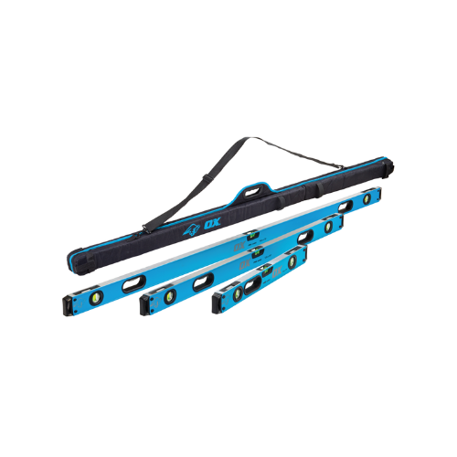 OX Pro Level Set - Includes 600mm, 1200mm, 1800mm Levels & Storage Bag - OX-P028603